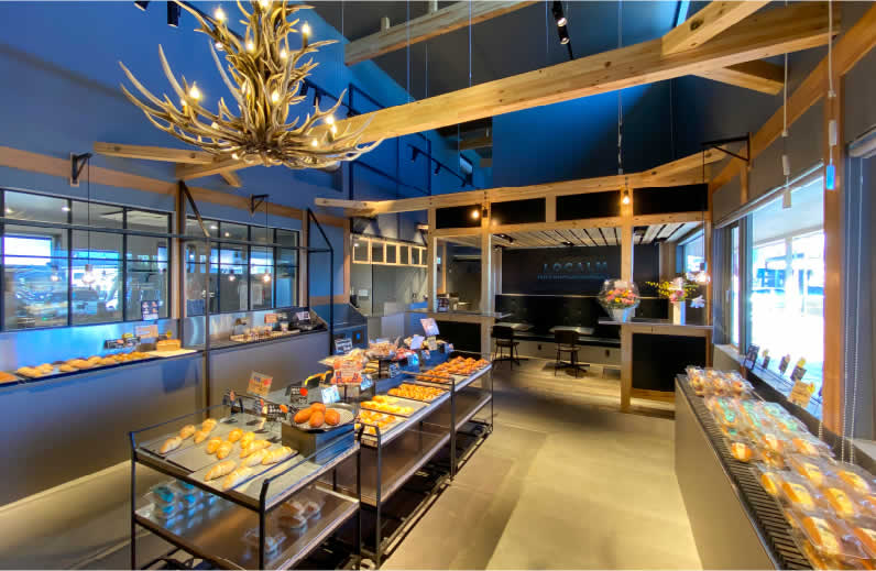 ロカームイートイン席