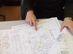 リビング カウンター