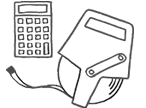 測量器具のイラスト